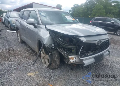 2023 Toyota Highlander L z USA, uszkodzony, nr VIN 5TDKDRAH1PS005771